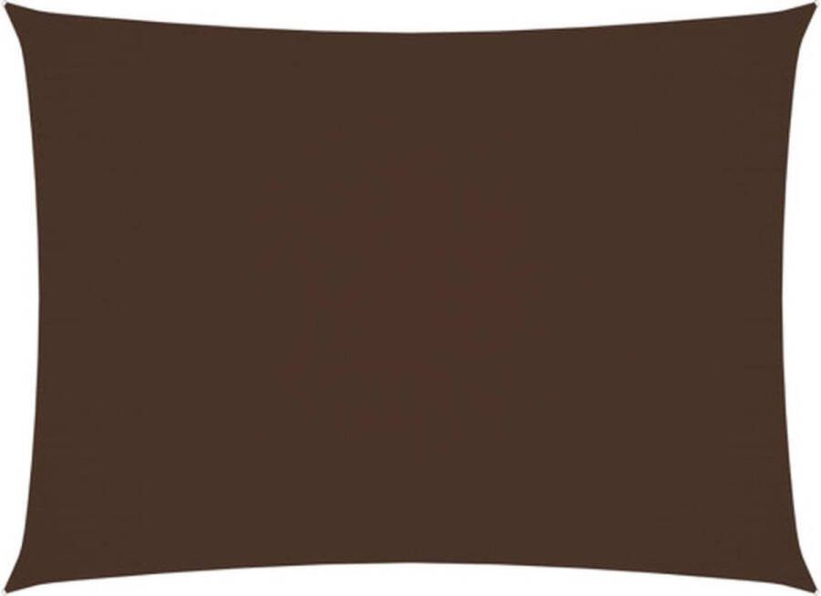 VidaXL Zonnescherm rechthoekig 2x3 5 m oxford stof bruin