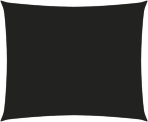 VidaXL Zonnescherm rechthoekig 2x3 m oxford stof zwart