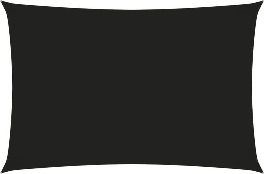 VidaXL -Zonnescherm-rechthoekig-2x4 5-m-oxford-stof-zwart