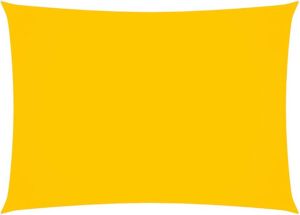 VidaXL Zonnescherm rechthoekig 2x4 5 m oxford stof geel