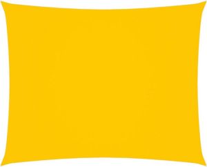 VidaXL Zonnescherm rechthoekig 3 5x4 5 m oxford stof geel