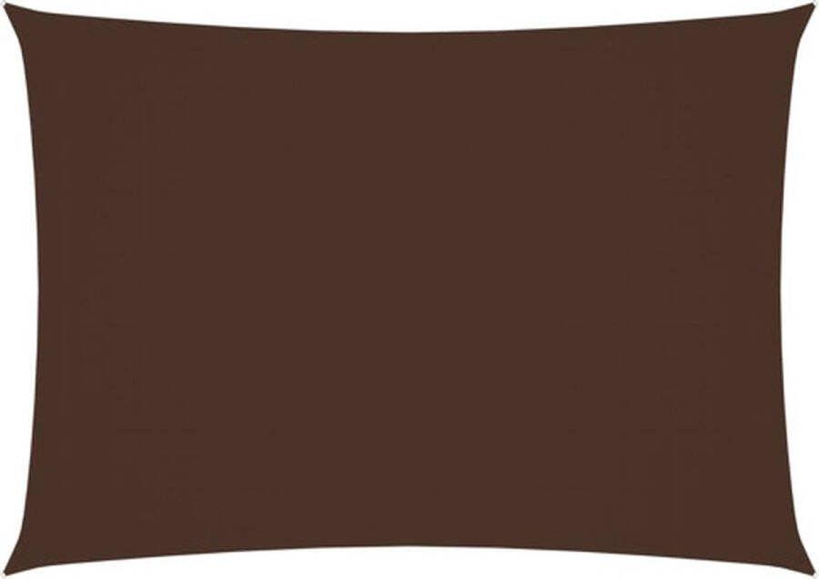 VidaXL Zonnescherm rechthoekig 3x5 m oxford stof bruin