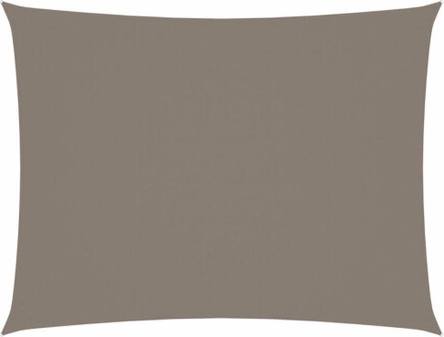 VIDAXL Zonnescherm Rechthoekig 5x6 M Oxford Stof Taupe