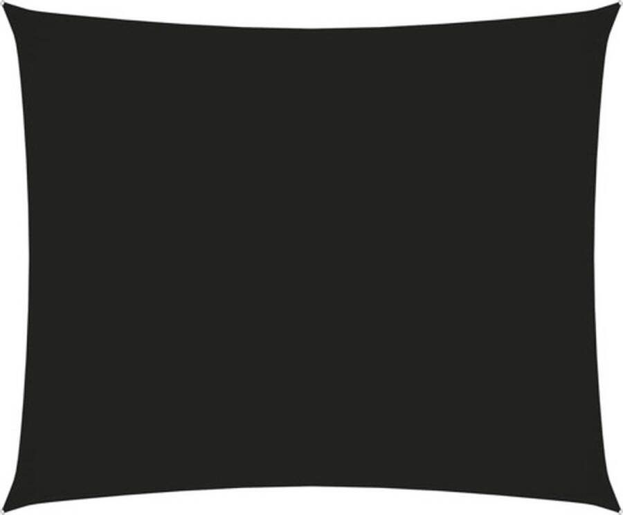 VidaXL Zonnescherm Rechthoekig 6x7 M Oxford Stof Zwart