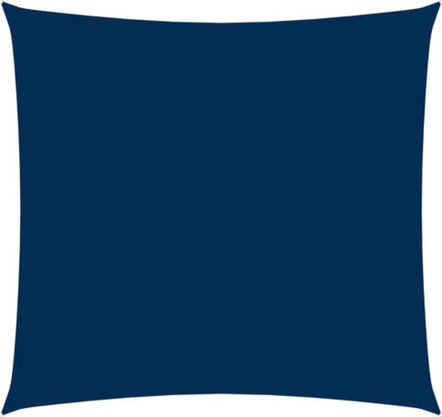 VidaXL Zonnescherm vierkant 4x4 m oxford stof blauw