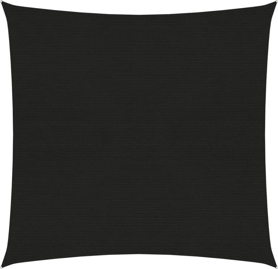 VidaXL -Zonnezeil-160-g m²-2 5x2 5-m-HDPE-zwart