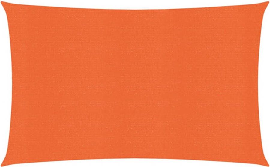 VidaXL -Zonnezeil-160-g m²-2x4 5-m-HDPE-oranje