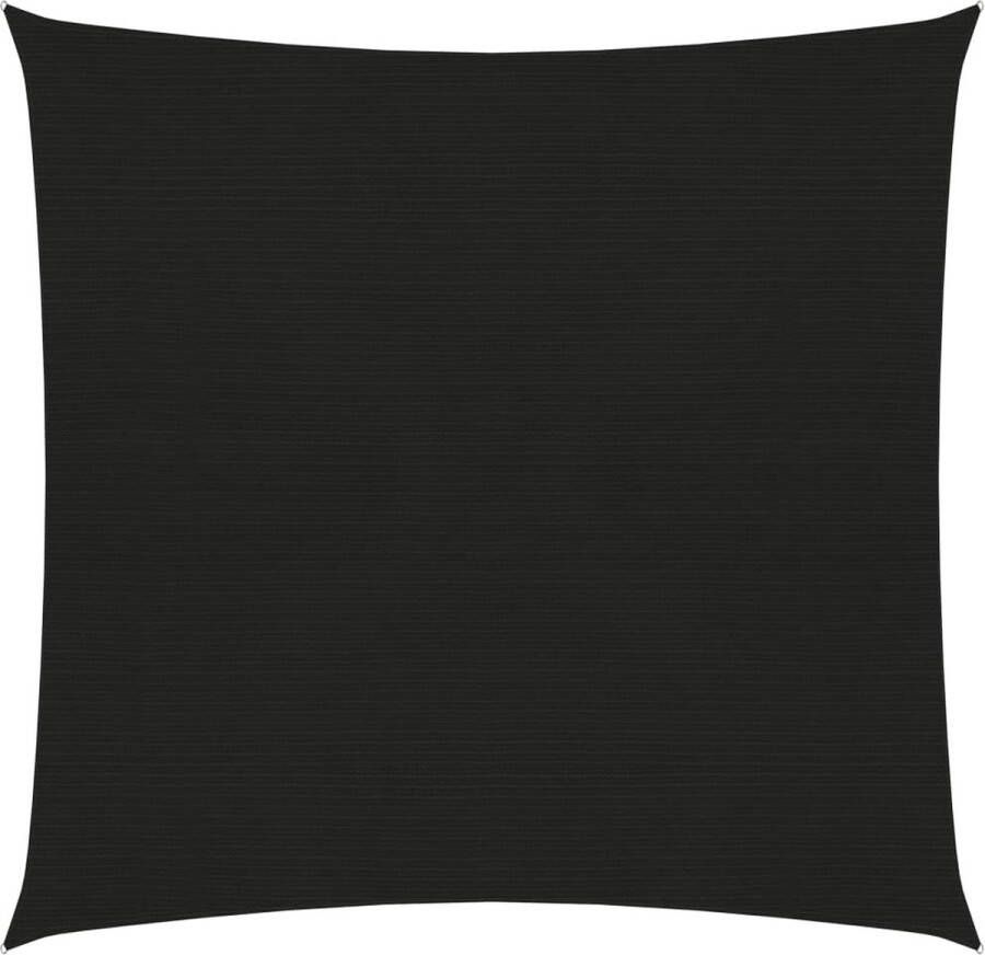 VidaXL -Zonnezeil-160-g m²-3 6x3 6-m-HDPE-zwart