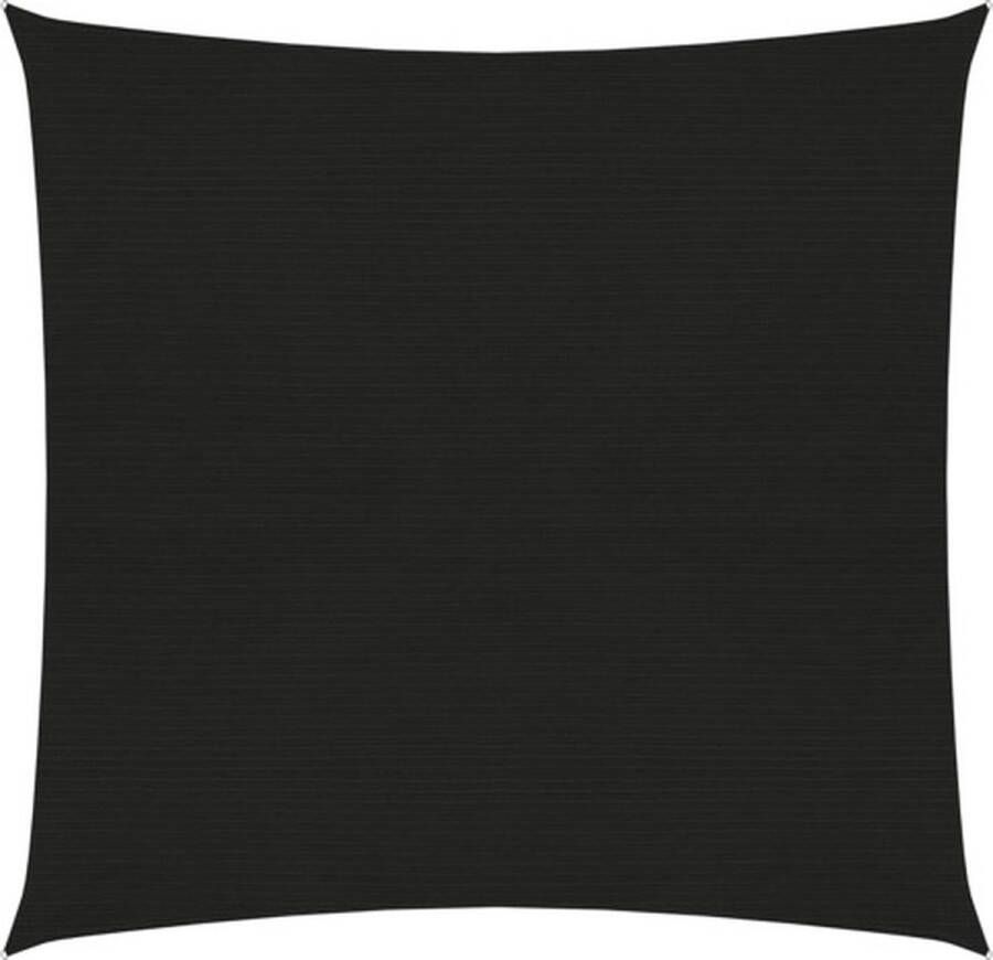 VidaXL -Zonnezeil-160-g m²-4 5x4 5-m-HDPE-zwart