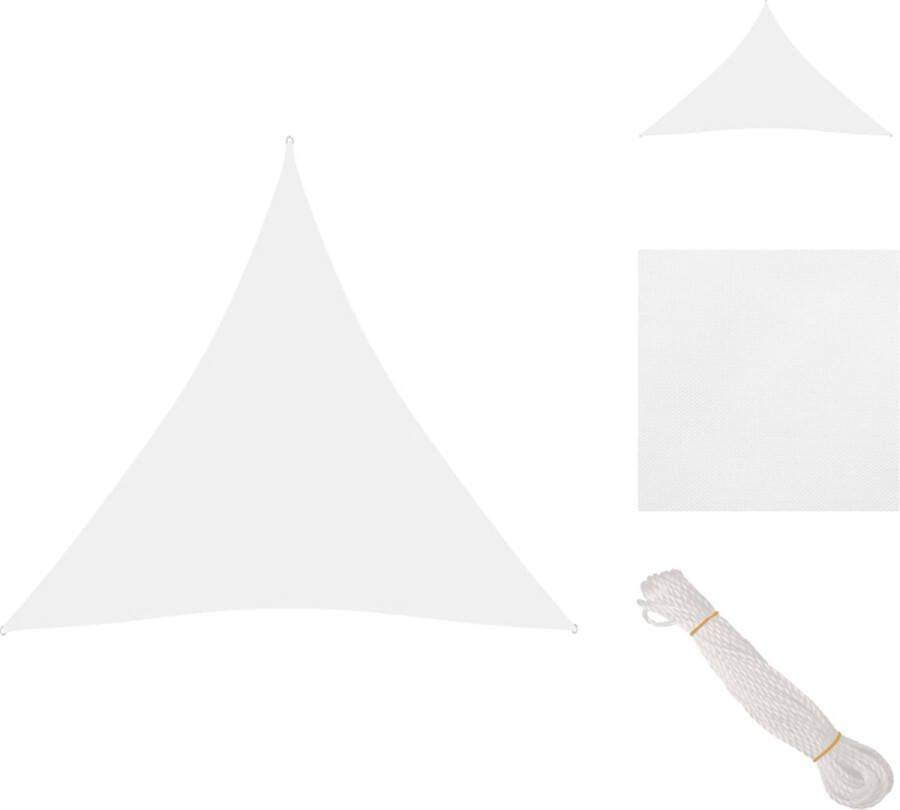 VidaXL Zonnezeil Driehoekig 3x3x3 m waterbestendig uv-beschermend Parasol
