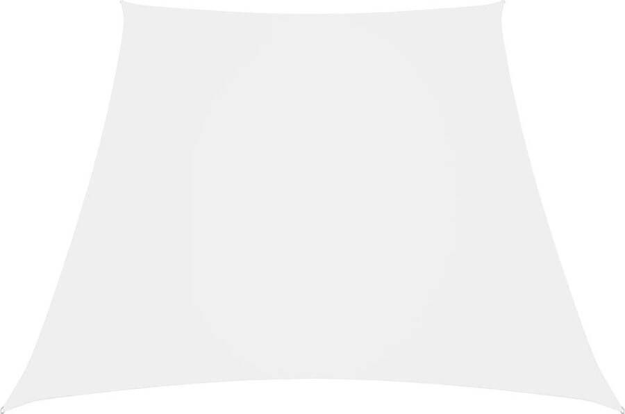 VidaXL -Zonnezeil-trapezium-3 5x4-m-oxford-stof-wit