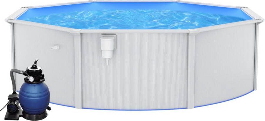 VidaXL -Zwembad-met-zandfilterpomp-460x120-cm