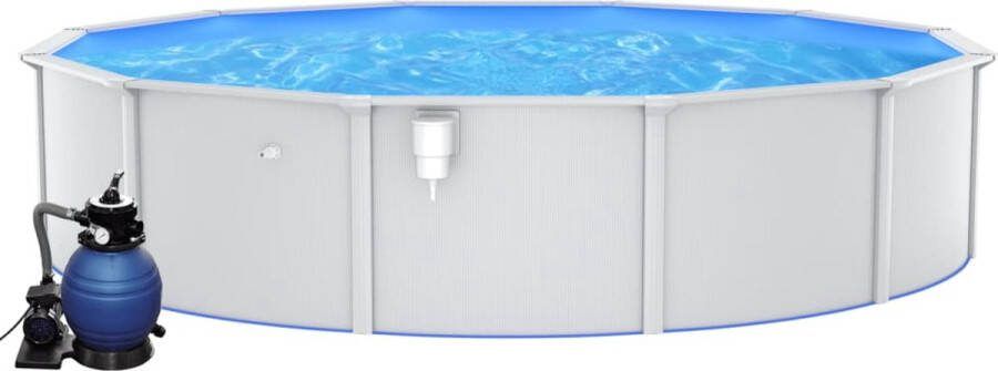 VidaXL -Zwembad-met-zandfilterpomp-550x120-cm