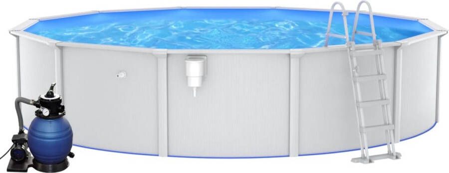 VidaXL -Zwembad-met-zandfilterpomp-en-ladder-550x120-cm