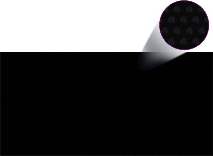 VidaXL Zwembadhoes 450x220 cm PE zwart