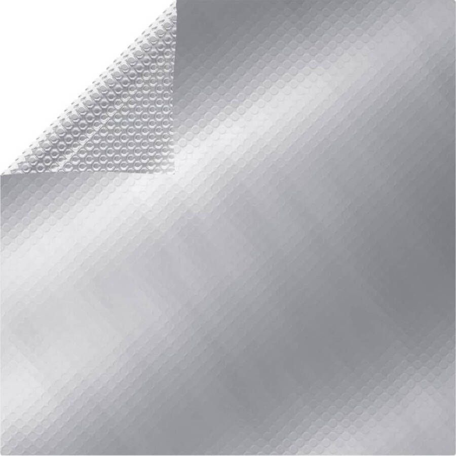 VidaXL Zwembadhoes 488x244 cm PE zilverkleurig