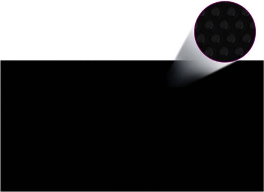 VidaXL Zwembadhoes 975x488 cm PE zwart