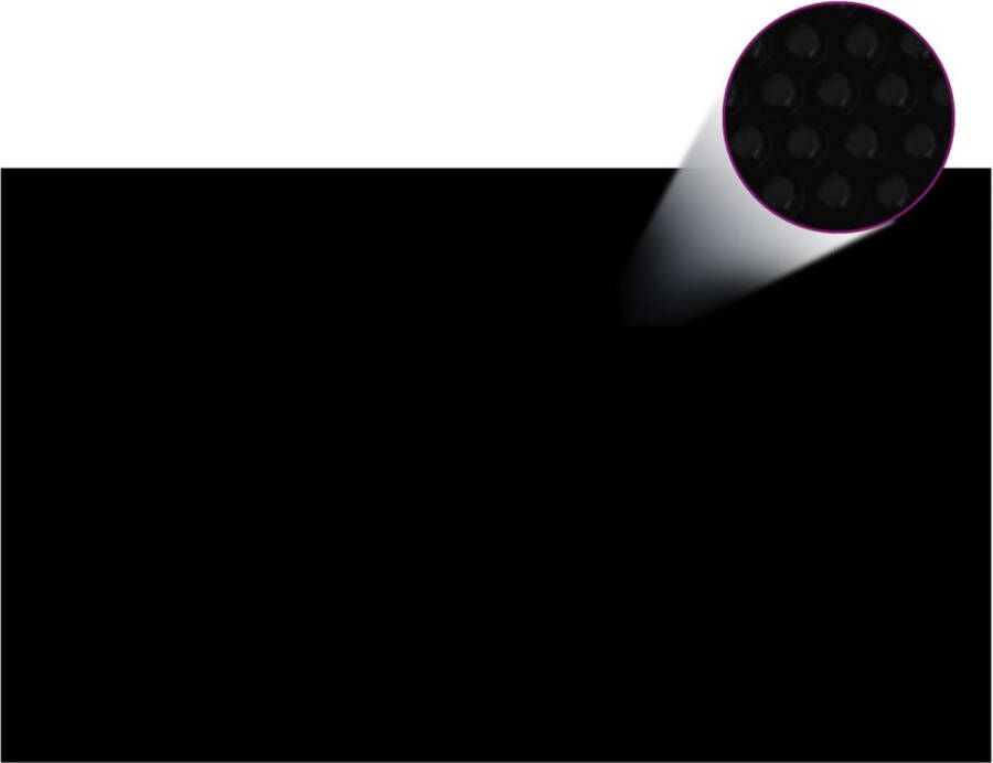 VidaXL -Zwembadhoes-rechthoekig-1000x600-cm-PE-zwart