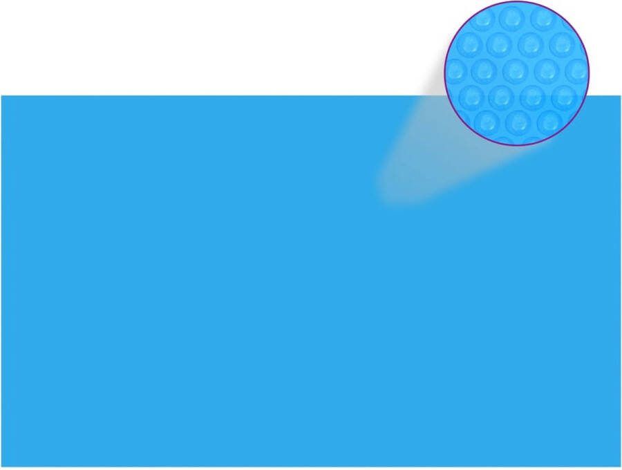 VidaXL Zwembadhoes rechthoekig 500x300 cm PE blauw