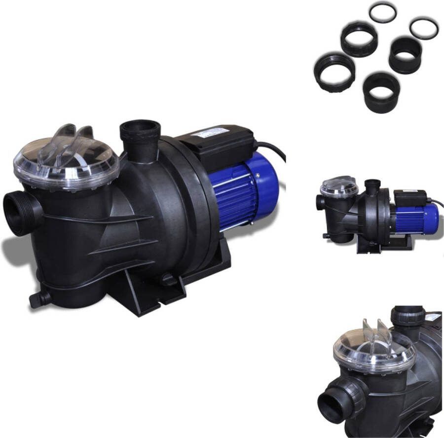 VidaXL Zwembadpomp Geavanceerd Waterpomp 55x25x23.5 cm 800W Zwembadfilter