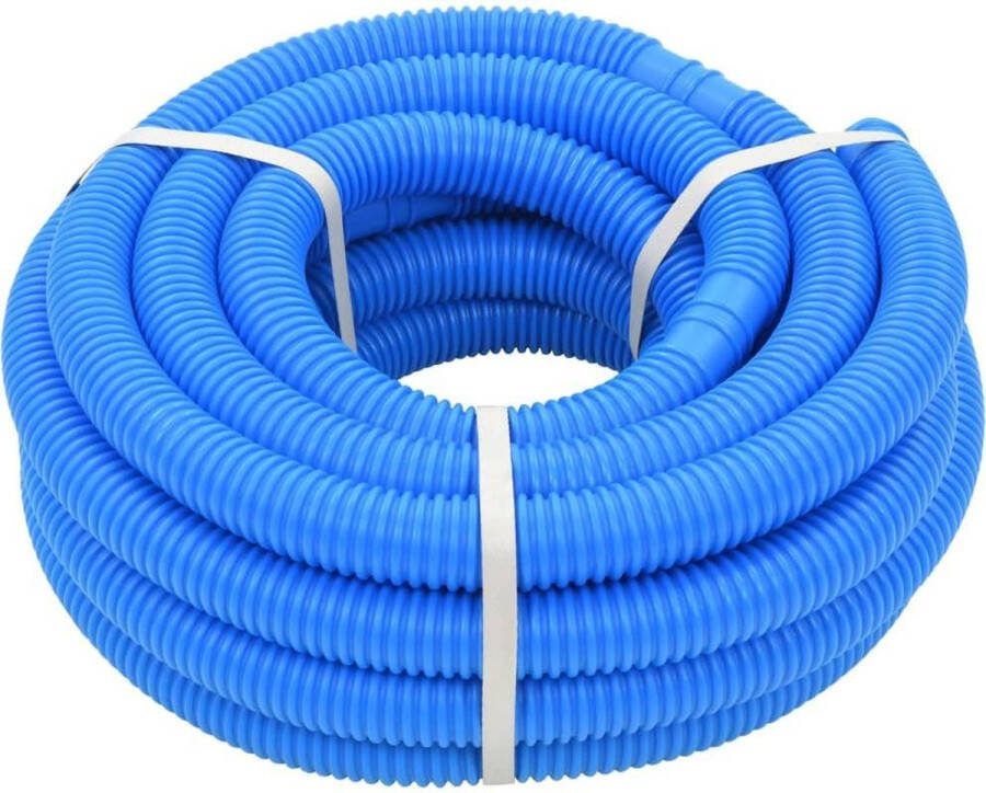 VidaXL Zwembadslang 32 mm 12.1 m blauw