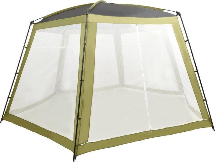 VidaXL Zwembadtent 590x520x250 cm stof groen