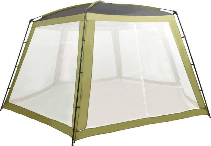 VidaXL Zwembadtent 660x580x250 cm stof groen