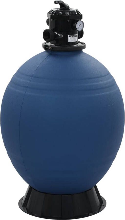 VidaXL -Zwembadzandfilter-met-6-positie-ventiel-660-mm-blauw
