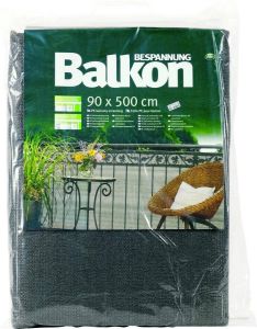 Praxis Videx Balkondoek 90x500cm Antraciet