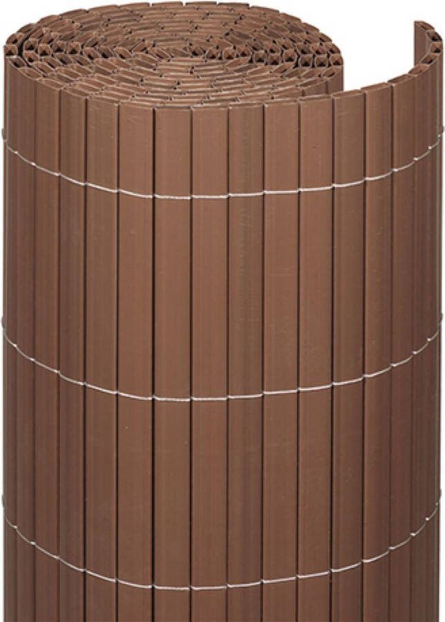 Videx Balkonscherm PVC Walnoot 180x300 cm