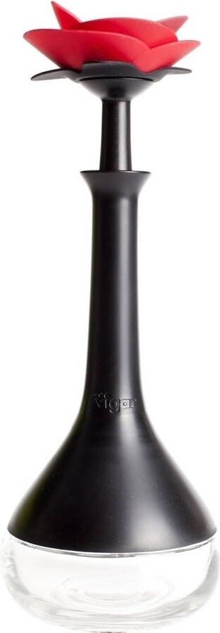 Vigar Rose Glazen oliedispenser (275 ml) Glazen oliefles olijfolie-dispenser met schenktuit olie- of azijndispenser met anti-soiling cap 5335