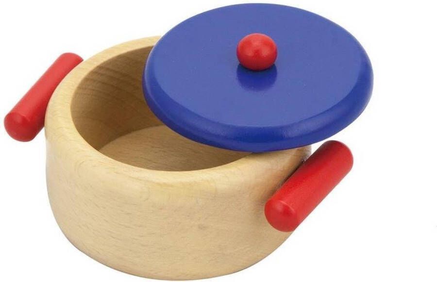 Viga Toys Houten soeppan met deksel Ã˜ 13 cm. 3+