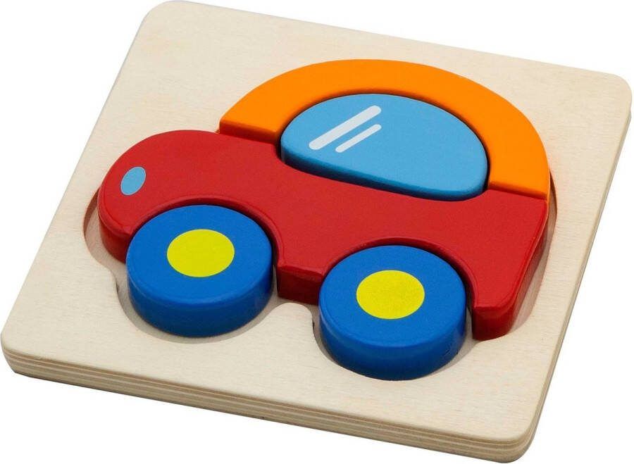 Vigatoys Viga Toys Vormenpuzzel Auto