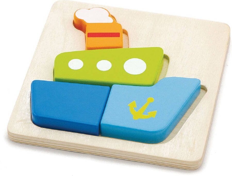 Vigatoys Viga Toys Vormenpuzzel Schip