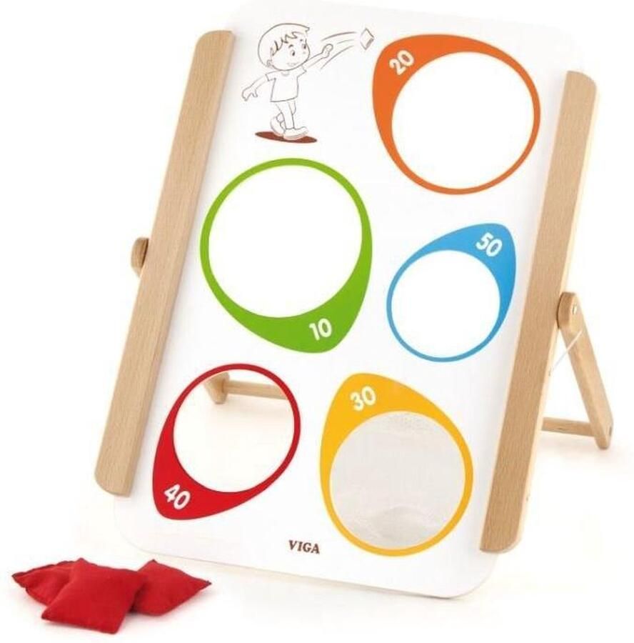 Vigatoys Viga Toys Buitenspel Zakkenwerpen 44 5 Cm Multicolor