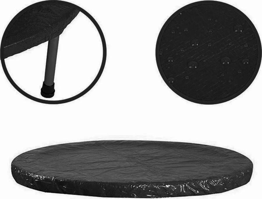 Viking Choice Afdekhoes trampoline regenhoes zwart Ø 366 cm