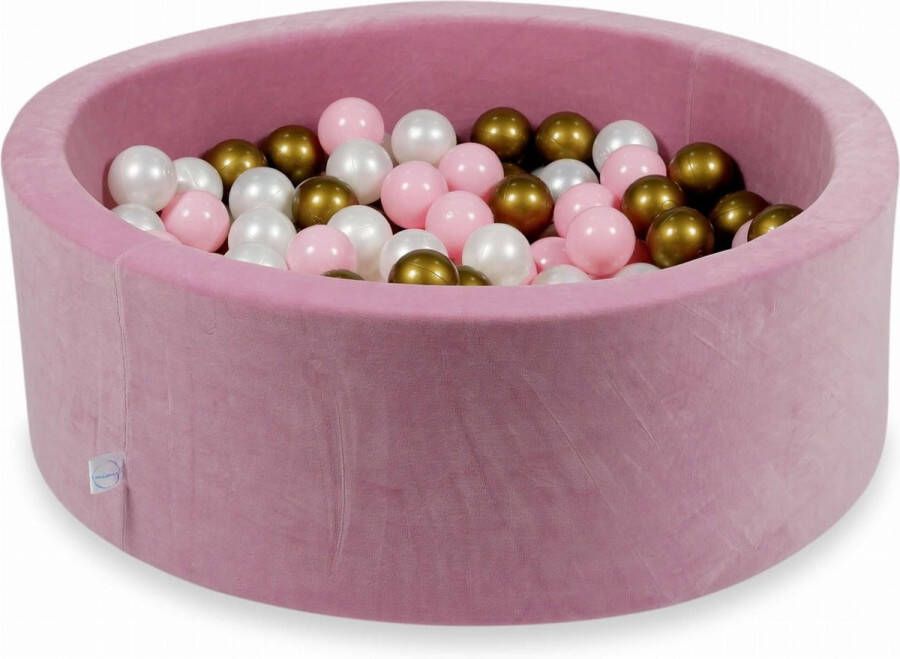 Viking Choice Ballenbak 200 ballen 90x30cm rond roze multicolour