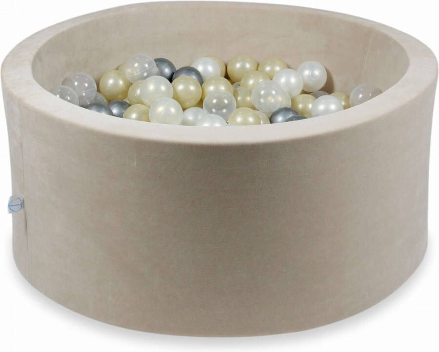 MOJE Ballenbak 300 ballen beige 90x40cm velvet