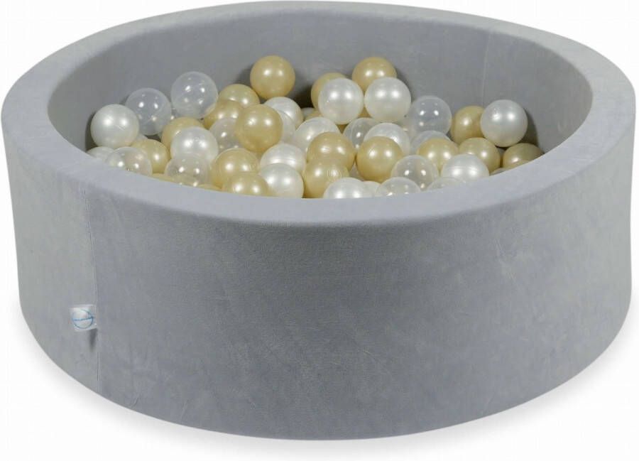 Viking Choice Ballenbak 90x30cm rond 200 ballen grijs multicolour