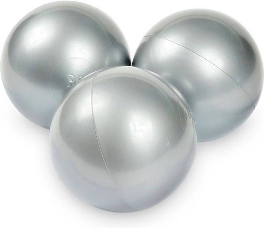 Viking Choice Ballenbak ballen zilver (70mm) voor ballenbak 100 stuks
