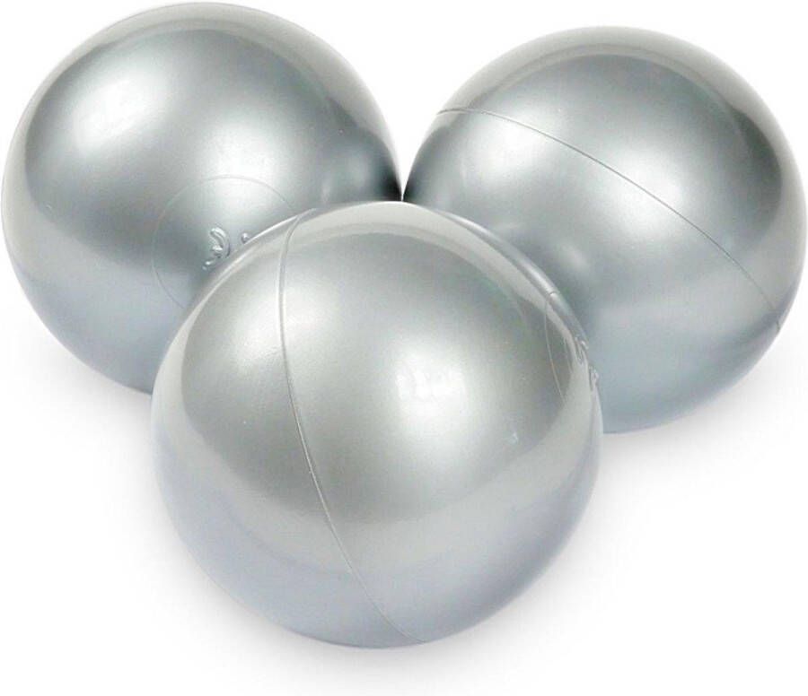 Viking Choice Ballenbak ballen zilver (70mm) voor ballenbak 500 stuks