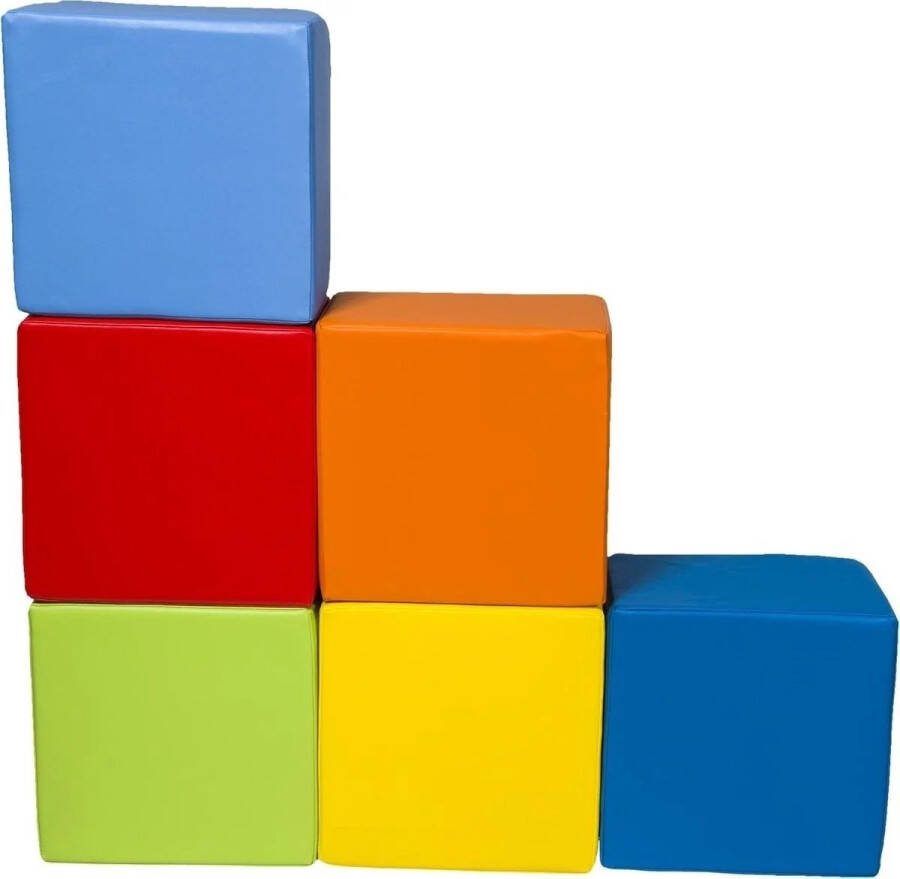 Viking Choice Foam blokken 6 stuks 40 x 40 x 25 cm meerkleurig
