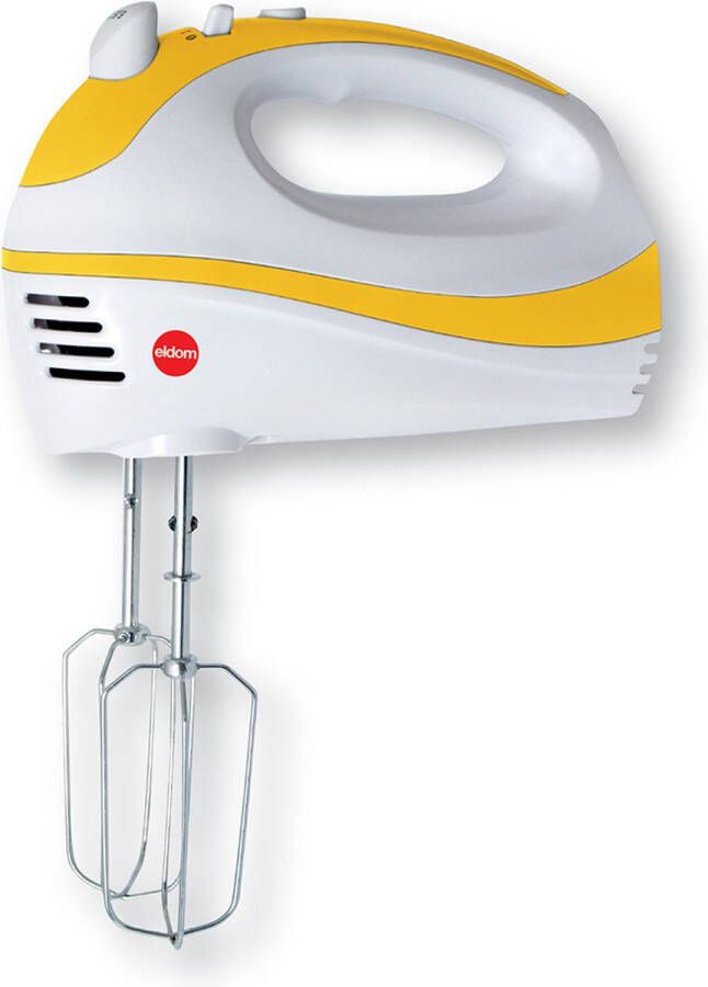 Viking Choice Handmixer 5 snelheden met garden en deeghaken geel