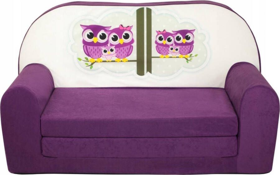 Viking Choice Kinder slaapbank sofa violet logeermatras 85 x 60 uil