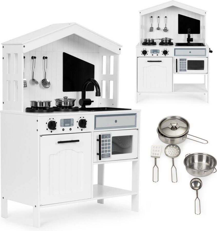 Viking Choice Kinderkeuken 89x49x60 cm met accessoires wit