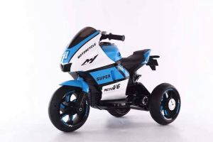 Viking Choice Kindermotor elektrisch blauw driewielig