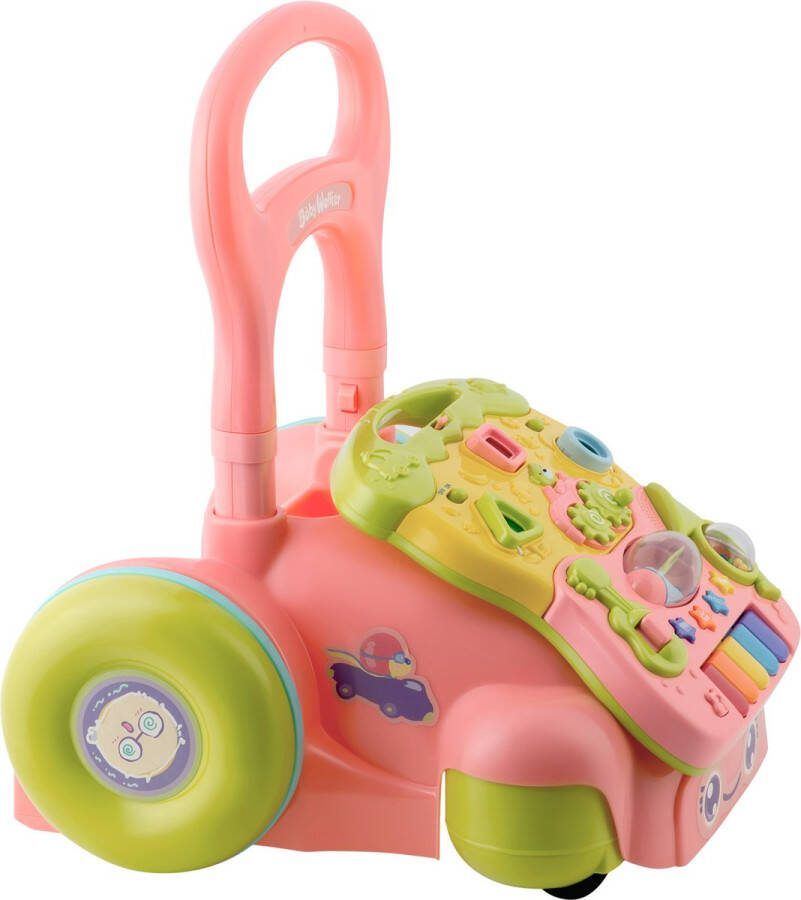 Viking Choice Loopwagen met muziek roze 2-in-1 40 5x36x46 cm