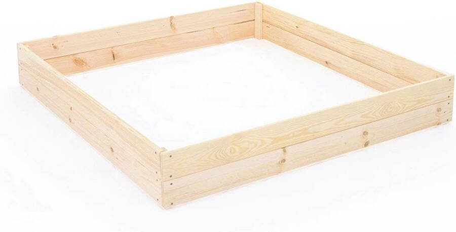 Viking Choice Moestuinbak 120x120x18 cm hout met gronddoek