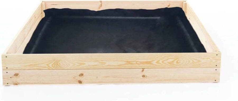Viking Choice Moestuinbak 80x80x20 cm hout met gronddoek