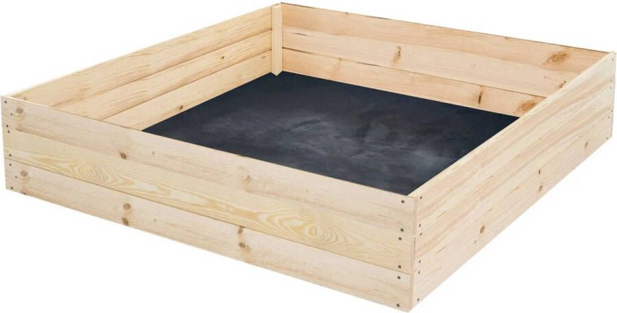 Viking Choice Moestuinbak 80x80x30 cm hout met gronddoek